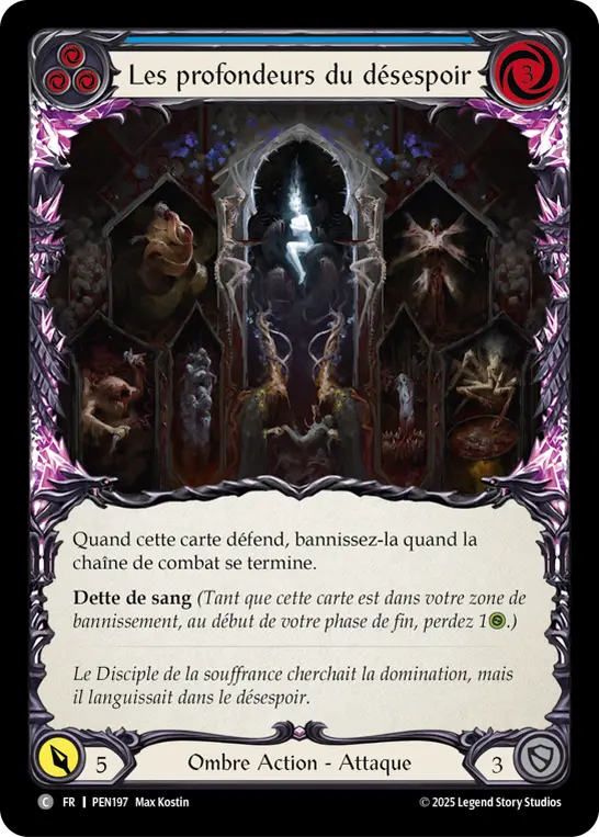 Card: Depths of Despair (blu)