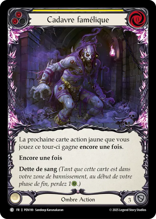 Card: Fasting Carcass (yel)