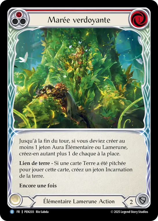 Card: Verdant Tide (red)