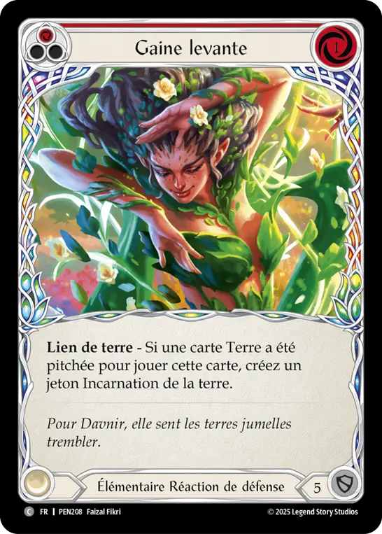 Card: Leaven Sheath (red)