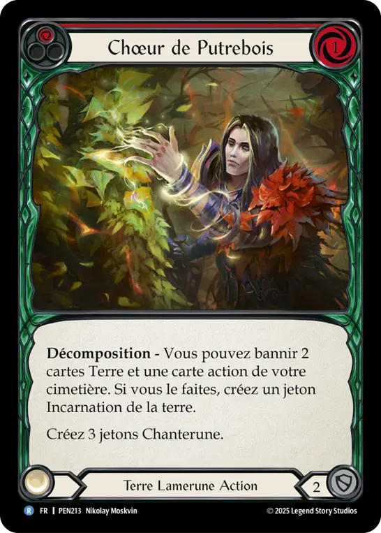 Card: Chorus of Rotwood (red)