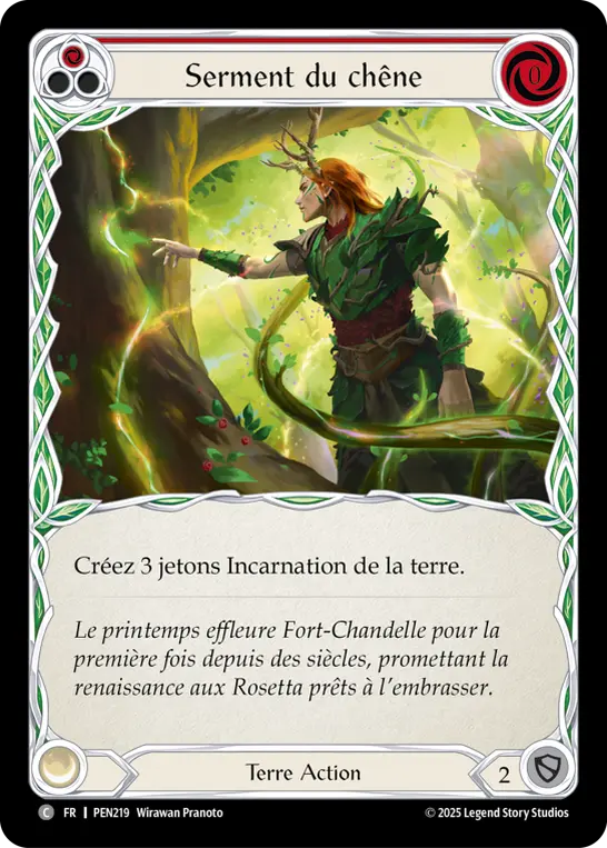 Card: Oath of Oak (red)