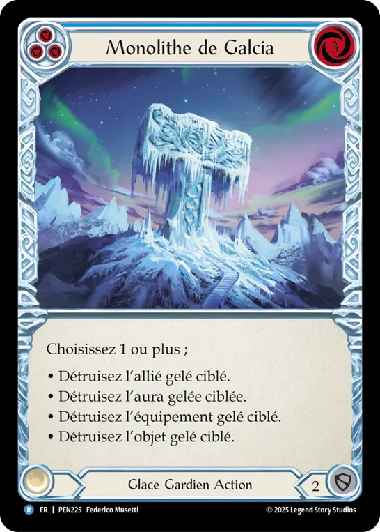 Card: Monolith of Galcia (blu)