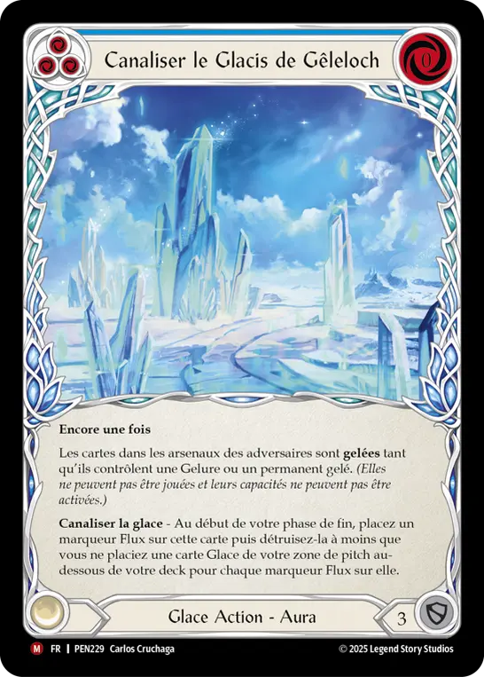 Card: Channel Iceloch Glaze (blu)