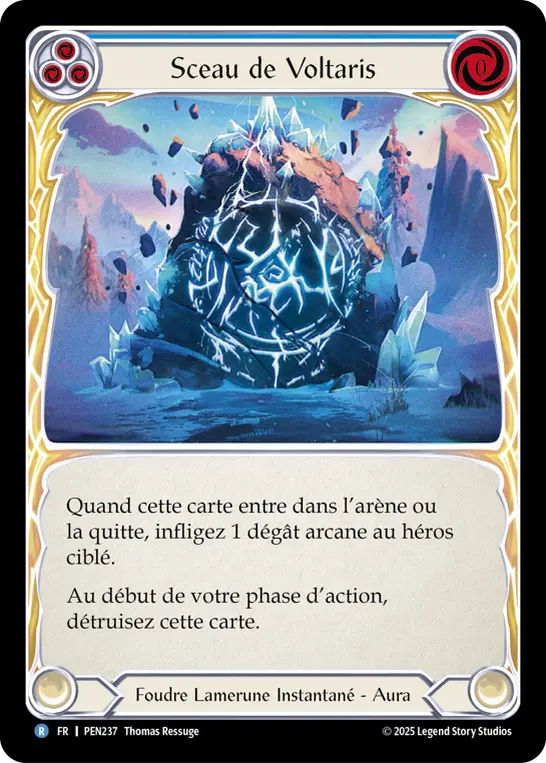 Card: Sigil of Voltaris (blu)