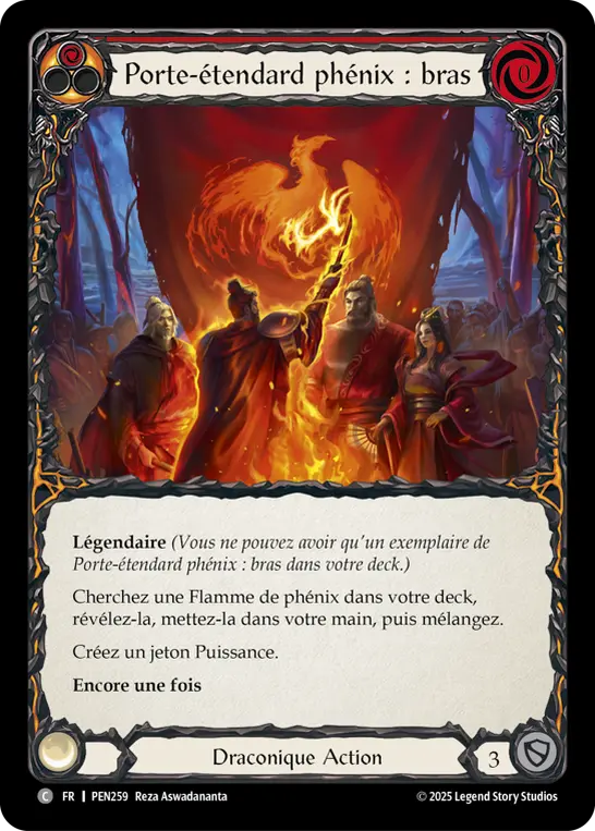 Card: Phoenix Bannerman: Arms (red)