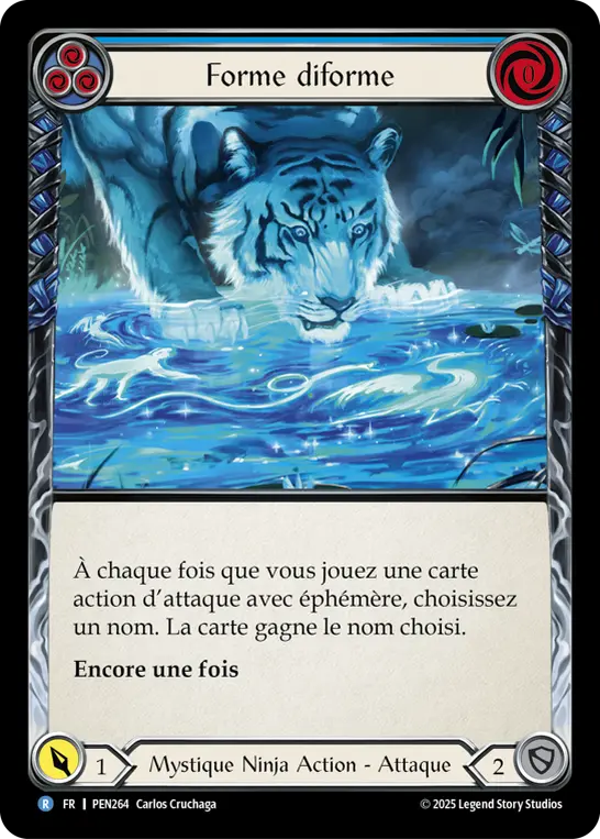 Card: Shapeless Form (blu)