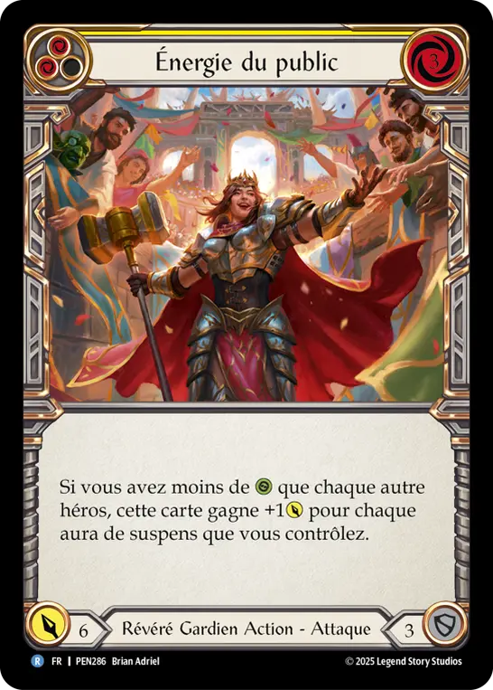 Card: Energy of the Audience (yel)