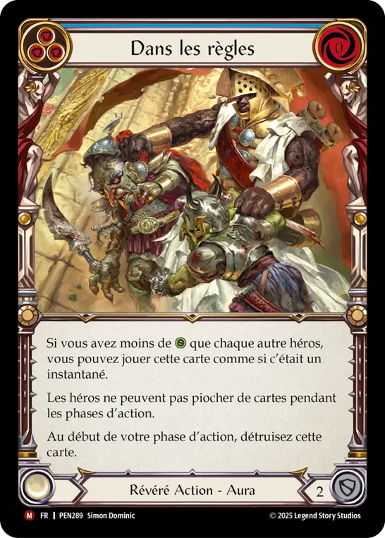 Card: By the Book (blu)