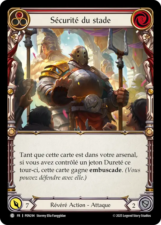 Card: Stadium Security (red)