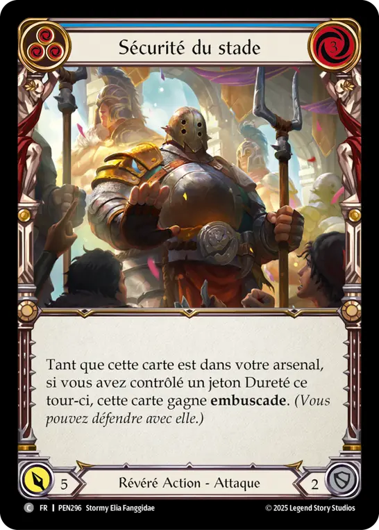 Card: Stadium Security (blu)