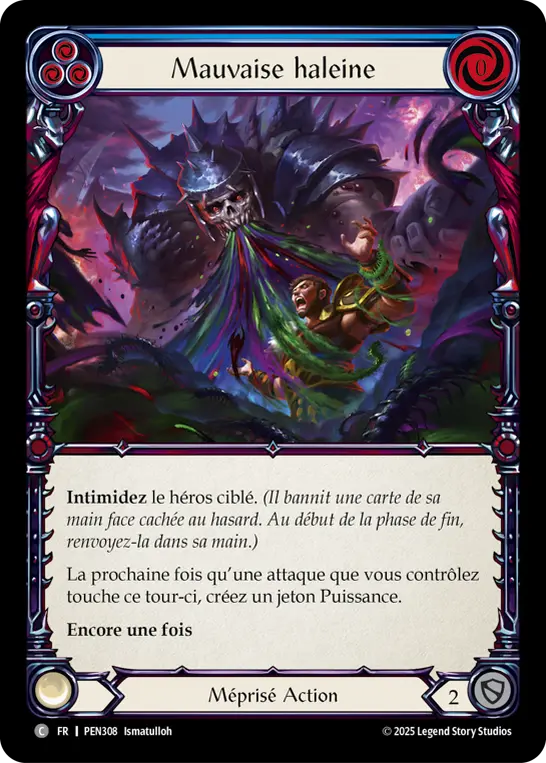 Card: Bad Breath (blu)