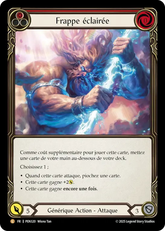 Card: Enlightened Strike (red)