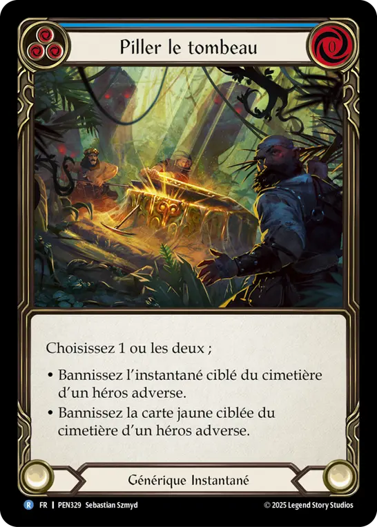 Card: Pilfer the Tomb (blu)