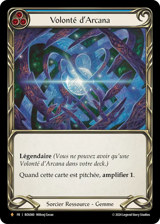 Card: Will of Arcana (blu)