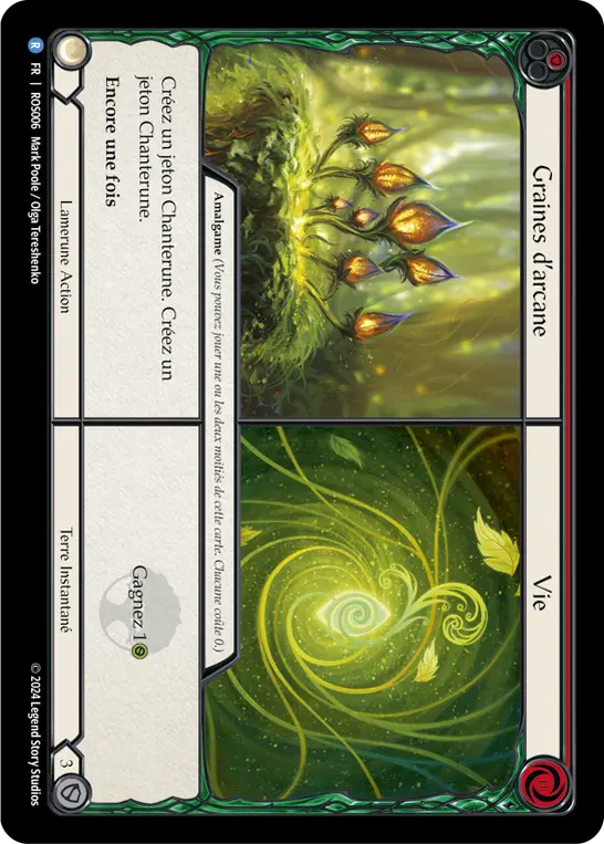 Card: Arcane Seeds||Life (red)