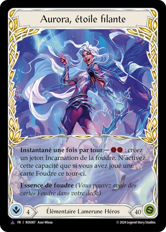 Card: Aurora, Shooting Star