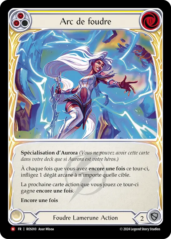 Card: Arc Lightning (yel)