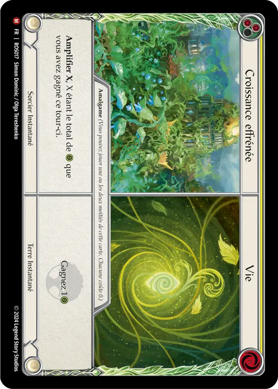 Card: Rampant Growth||Life (yel)