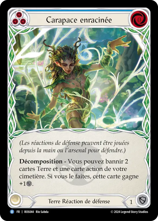 Card: Rootbound Carapace (blu)