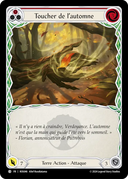 Card: Autumn's Touch (red)