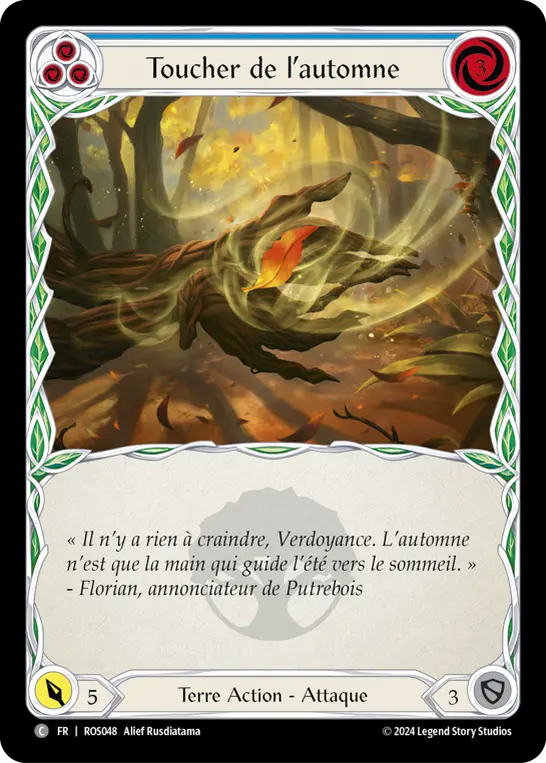 Card: Autumn's Touch (blu)