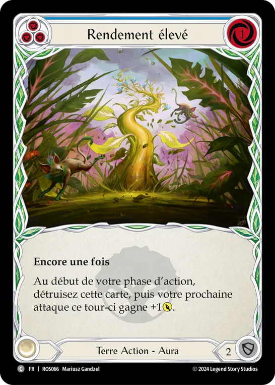 Card: Strong Yield (blu)