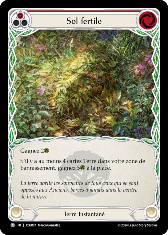 Card: Fertile Ground (red)