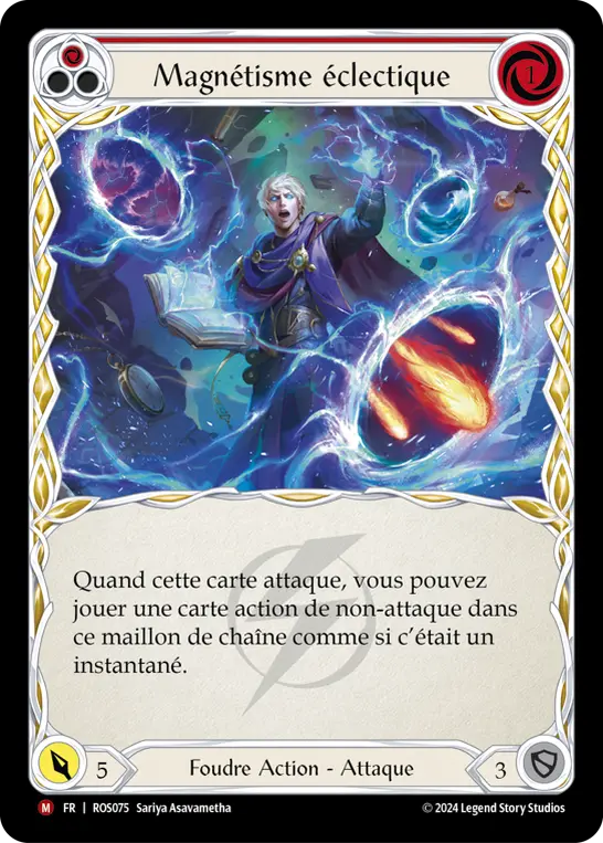 Card: Eclectic Magnetism (red)