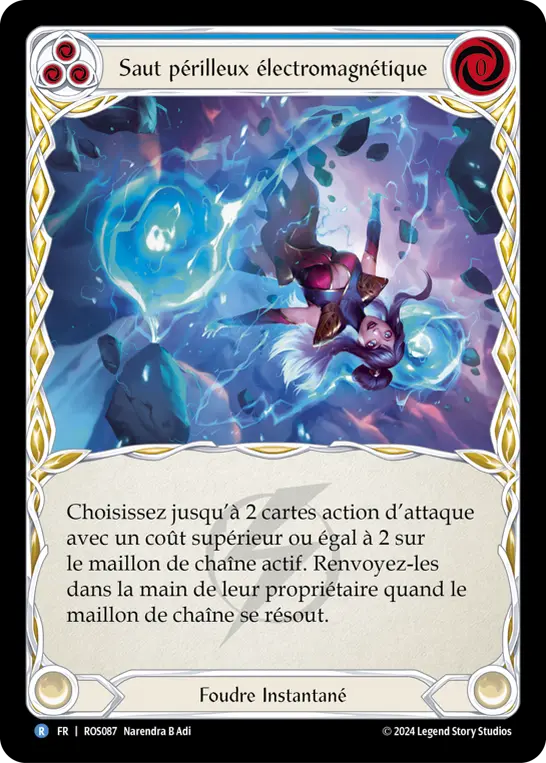 Card: Electromagnetic Somersault (blu)