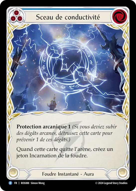 Card: Sigil of Conductivity (blu)