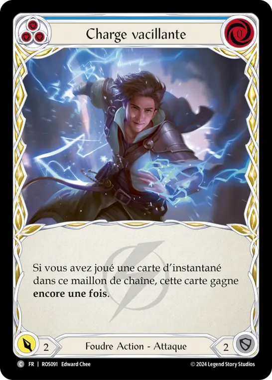Card: Flittering Charge (blu)