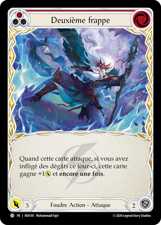 Card: Second Strike (red)