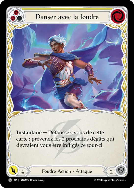 Card: Trip the Light Fantastic (yel)