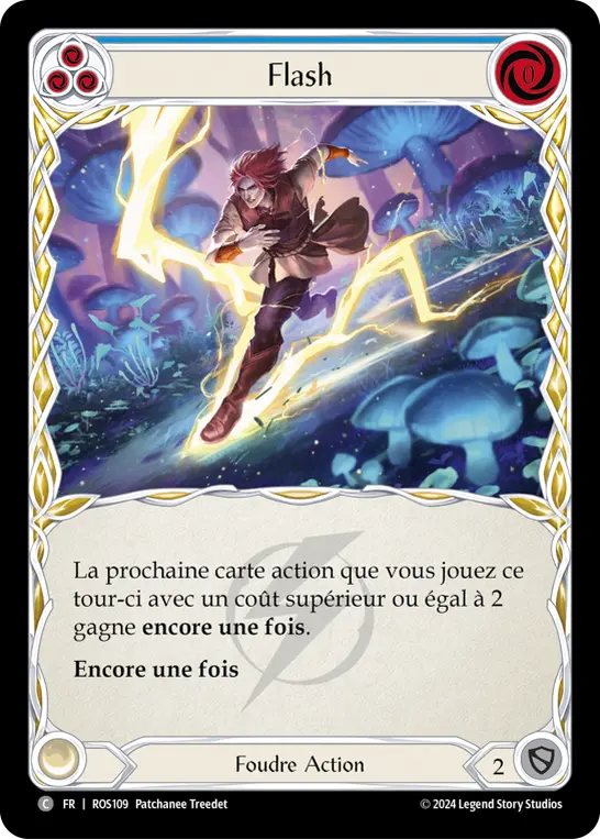 Card: Flash (blu)