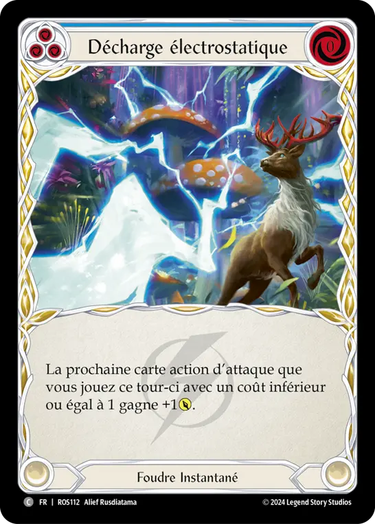 Card: Electrostatic Discharge (blu)