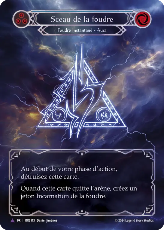 Card: Sigil of Lightning (blu)