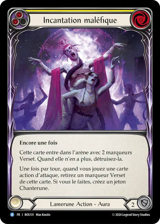 Card: Malefic Incantation (yel)