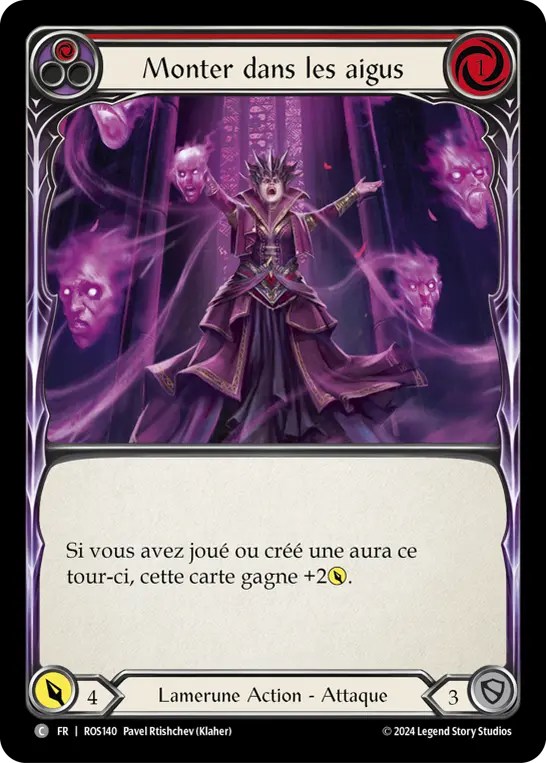 Card: Hit the High Notes (red)