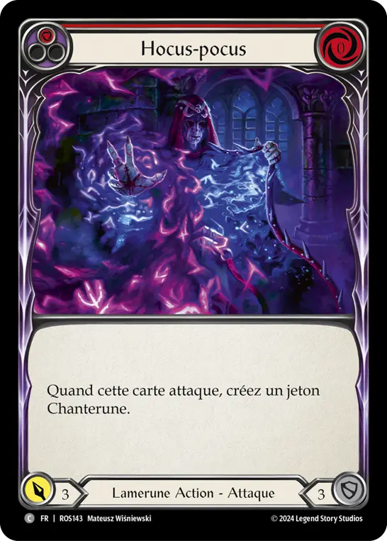 Card: Hocus Pocus (red)