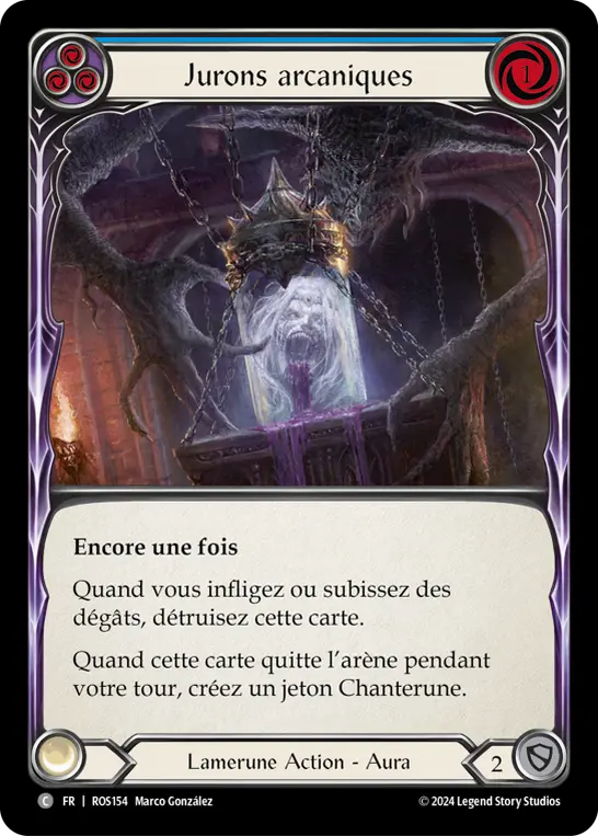 Card: Arcane Cussing (blu)