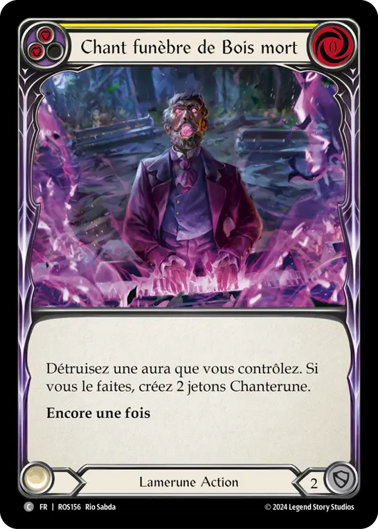Card: Deadwood Dirge (yel)