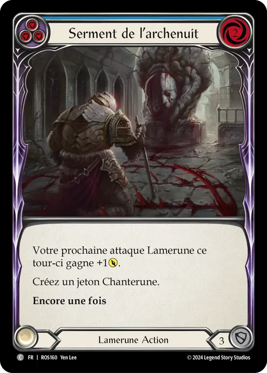 Card: Oath of the Arknight (blu)
