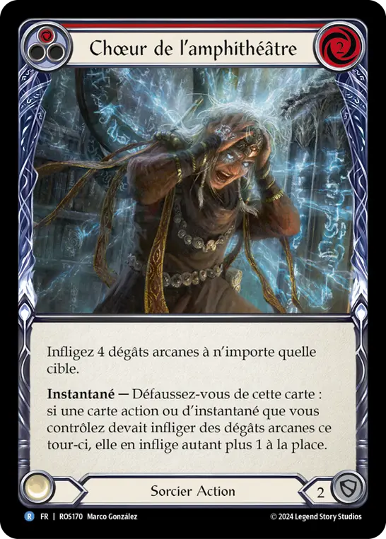 Card: Chorus of the Amphitheater (red)