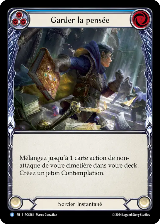 Card: Save the Thought (blu)