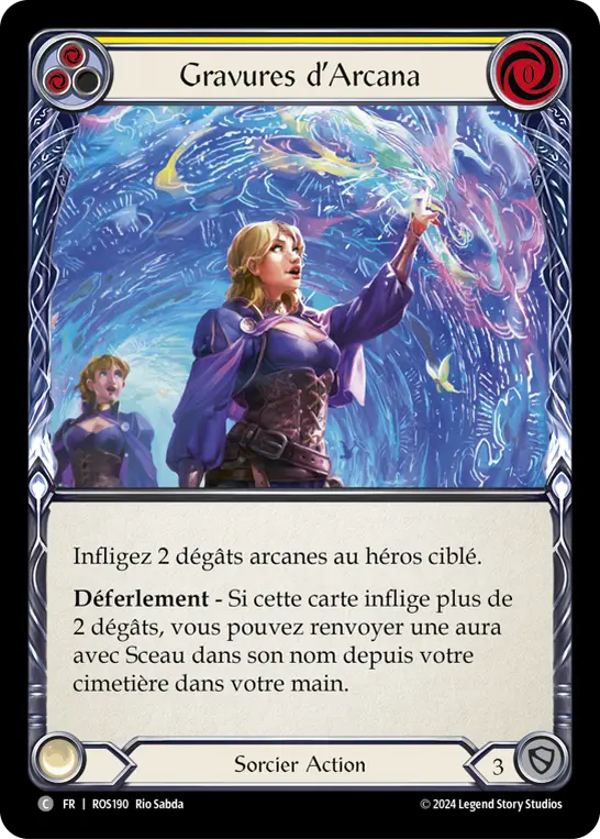 Card: Etchings of Arcana (yel)