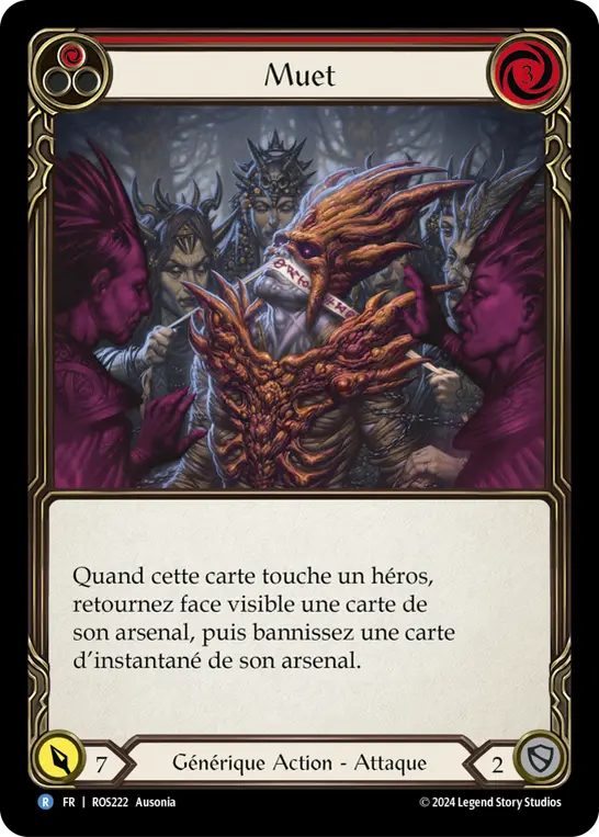 Card: Tongue Tied (red)