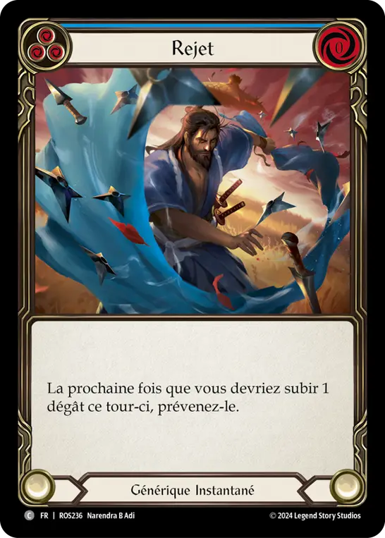 Card: Brush Off (blu)