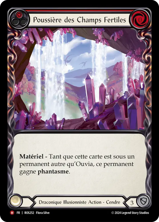 Card: Dust from the Fertile Fields (red)