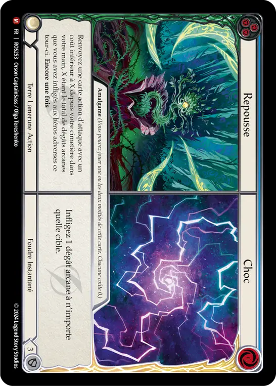 Card: Regrowth||Shock (blu)